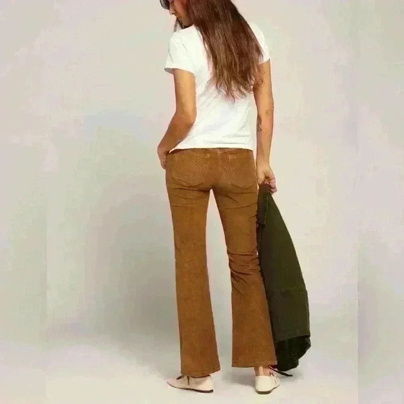 CURRENT ELLIOT BOOTCUT CORDUROY PANT CARAMEL SIZE 27 - Picture 2 of 6